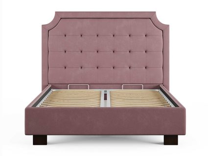 Кровать Сонум Elysium Экокожа Коричневый (с основанием) 140х190