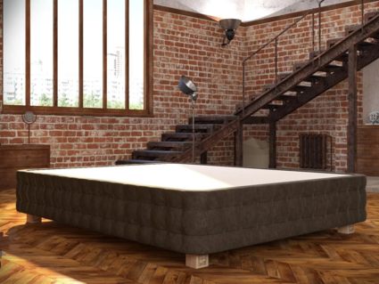 Кровать Mr.Mattress Twin Box велюр Toffee 237