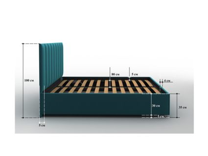 Кровать Sleeptek Premier 7 Велюр 20 (с подъемным механизмом) 120х200