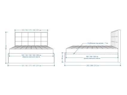 Кровать Lonax Адель велюр Dolly-1 (с подъемным механизмом) 160х195