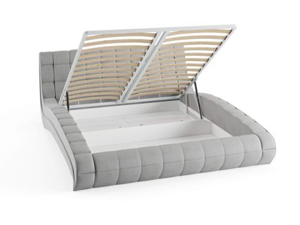 Кровать Сонум Milano Рогожка Мокко (с подъемным механизмом) 160х190