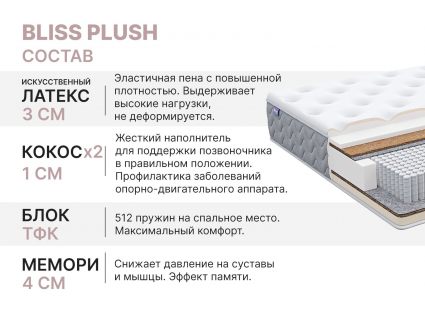Матрас Димакс Bliss Plush 140х195
