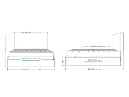 Кровать Lonax Фелиса велюр Dolly-3 (с подъемным механизмом) 180х190