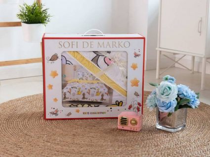 Комплект постельного белья Софи де Марко Авто Чайка (белый) с одеялом 1,5-спальный