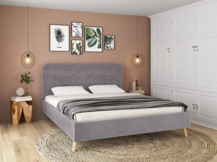 Кровать Sontelle Style Kipso Malta grey 237