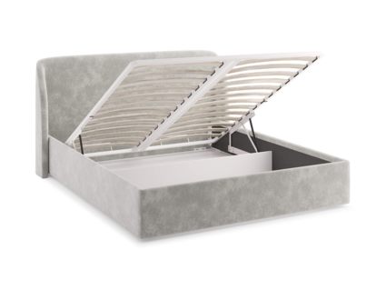 Кровать Сонум Nicole Микровелюр Оливковый (с подъемным механизмом) 200х200