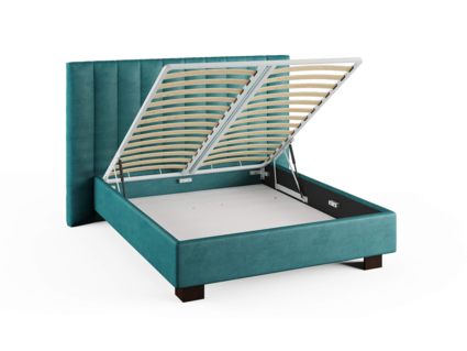 Кровать Сонум Barbara Экокожа Коричневая (с подъемным механизмом) 180х200