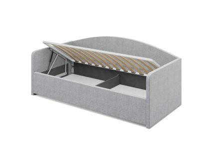 Кровать Сонум Uno Рогожка Деним (с подъемным механизмом)