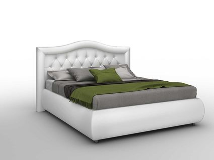 Кровать Sleeptek Premier 6 Экокожа White (с подъемным механизмом) 269