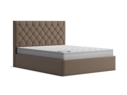 Кровать Lonax Элоиза велюр Dolly-8 (с основанием) 140х200