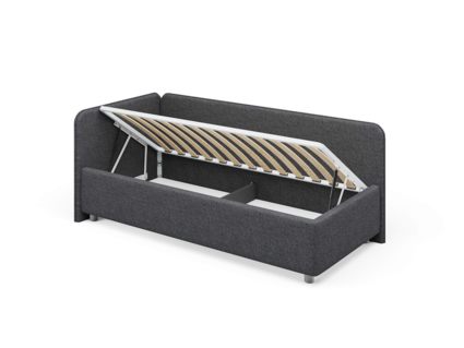 Кровать Сонум Capri Экокожа Коричневый перламутр (с подъемным механизмом)