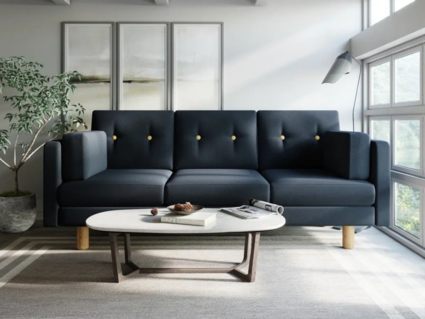 Диван Арско Ингвар Б трехместный черный