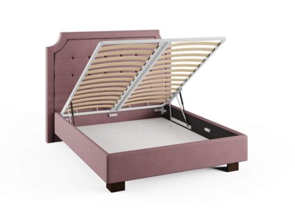 Кровать Сонум Elysium Экокожа Белая (с подъемным механизмом)