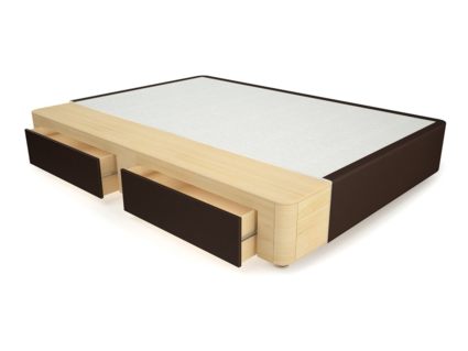 Кровать Mr.Mattress Site Box экокожа Brown 251