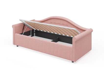 Кровать Сонум Maria Рогожка Мокко (с подъемным механизмом) 120х190