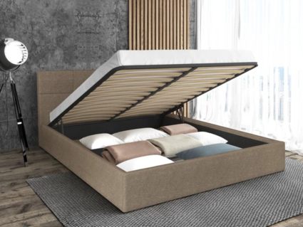 Кровать Sontelle Belart Malta Beige с подъемным механизмом 160х190