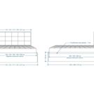 Кровать Lonax Адель велюр Dolly-8 (с основанием) 120х190