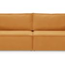 Диван Фиеста Мебель Софт 2 велюр Velutto 27 оранжевый