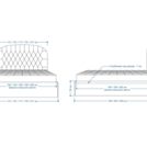 Кровать Lonax Венеция велюр Dolly-8 (с подъемным механизмом) 160х190